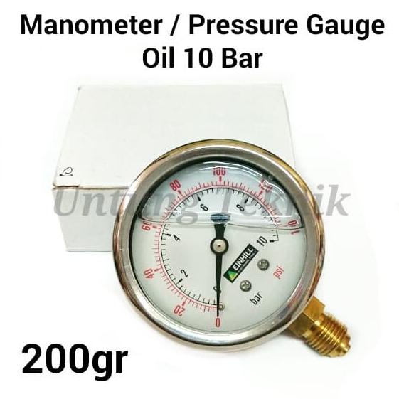 EINHILL Manometer Minyak - Pressure Gauge Oil