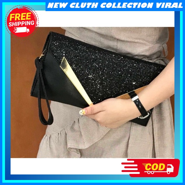 Tas Wanita Import Branded Terbaru Original Mewah Clut Clutch Bag Wanita Import Premium Original Eleg