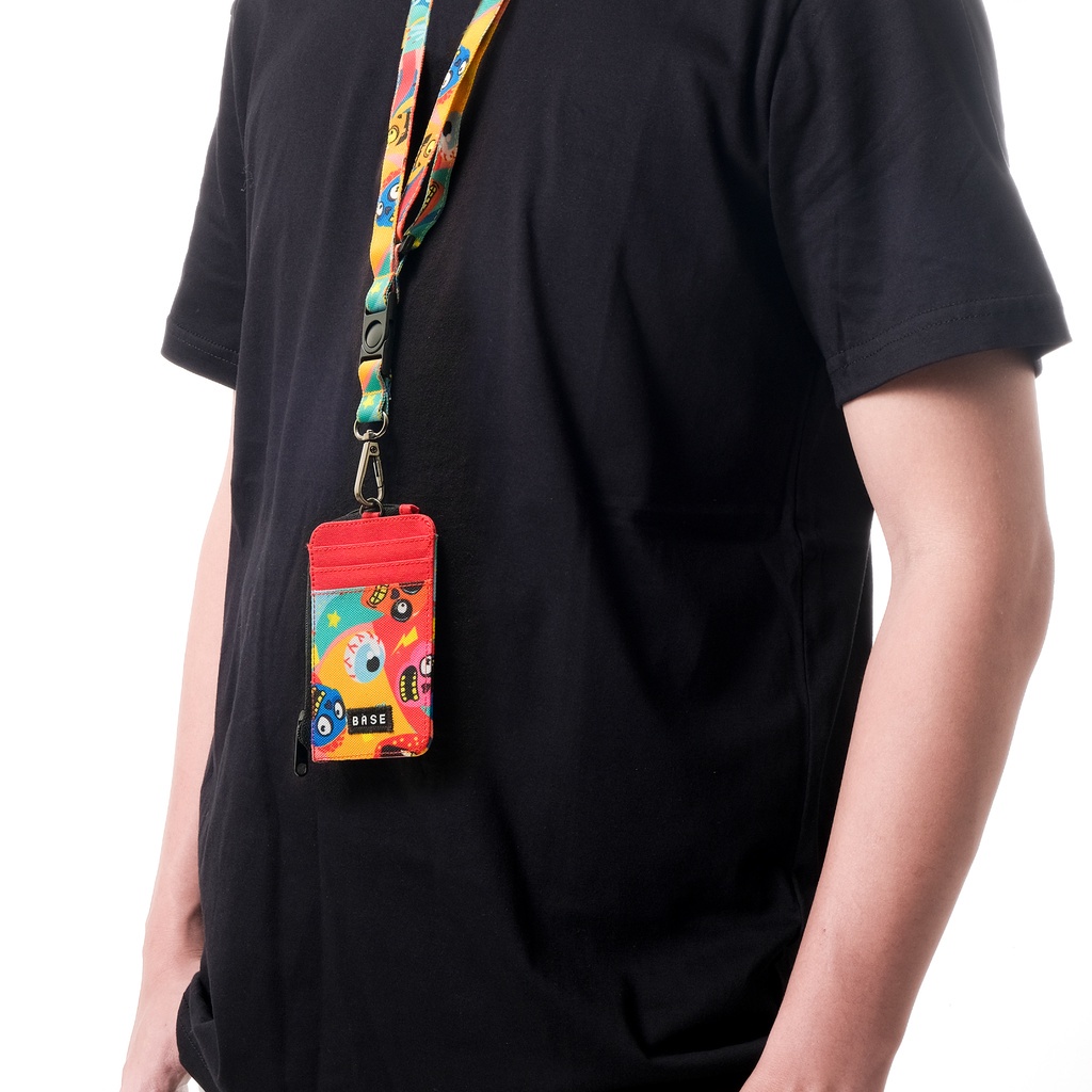 

Gantugan Id Card Holder Name Tag Lanyard Dompet Kartu Multifungsi Pria Wanita - Idcs22