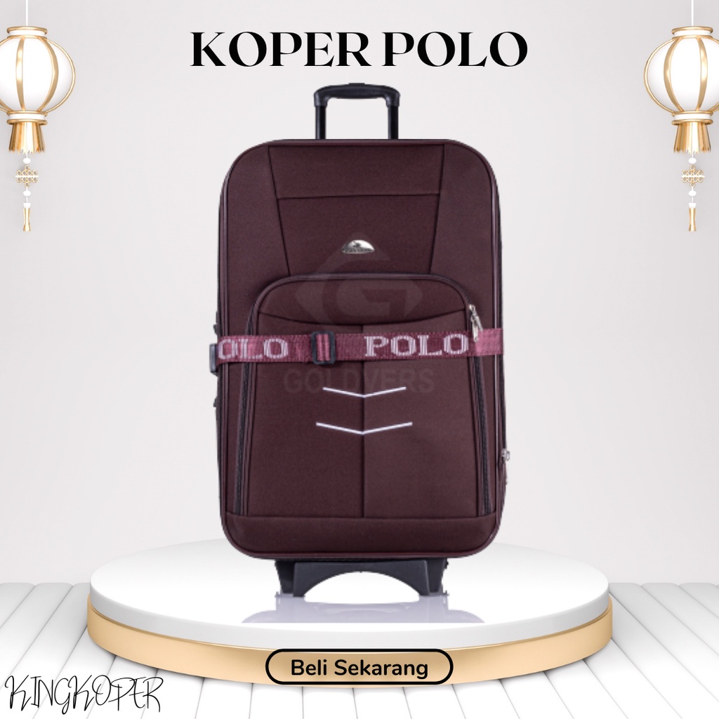 Koper Polo 20 Inch Polo - Koper Kain - Koper Bagasi - Koper - Koper Bahan - Tas Koper