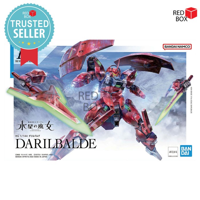 ✅COD Hg Darilbalde Bandai Original Gundam Gunpla 1/144 Witch From Mercury Diskon