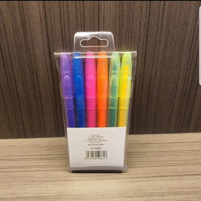 

TERLARIS Stabilo A+ Scented Highlighter 6 Pcs Varian Warna