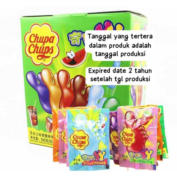 

Media Permen Chupa chups gagang Mix Fruit isi 60 pcs MD003