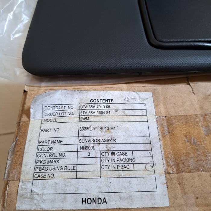Promo Sun Visor Kanan Honda Jazz Rs Gk5 Original