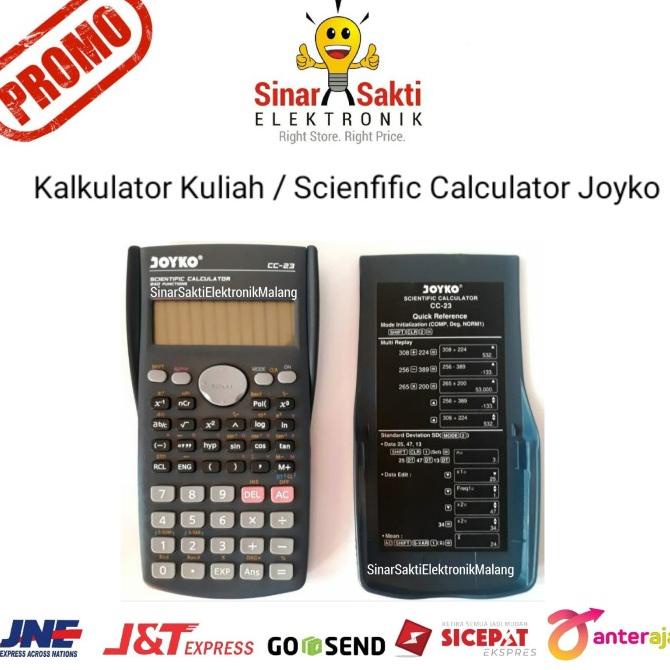 

!!!!!!] Kalkulator Scientific Kuliah Calculator Joyko Original Sekolah Ilmiah