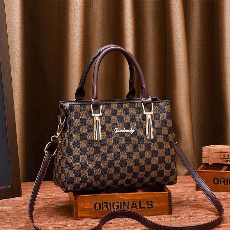 CUCI GUDANG MB GRATIS ONGKIR (COD) CR7468 TAS SELEMPANG WANITA BESAR IMPORT TAS JINJING IBU IBU KOND