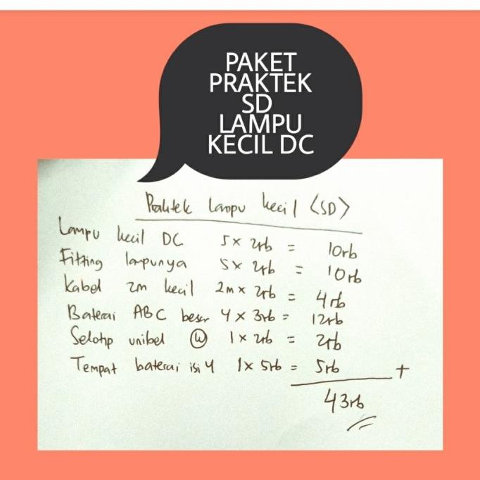 

Baru Pesanan Khusus praktek sekolah praktik bohlam termasuk baterai dan box dre3 dijamin