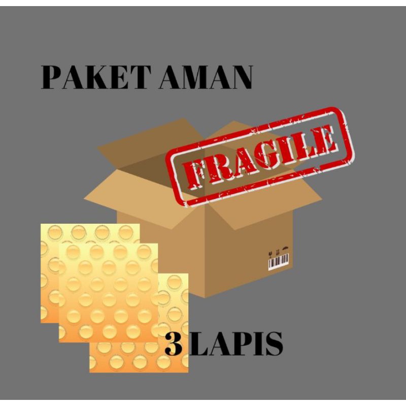 

PAKET AMAN(dus+bubblewrap+FRAGILE)