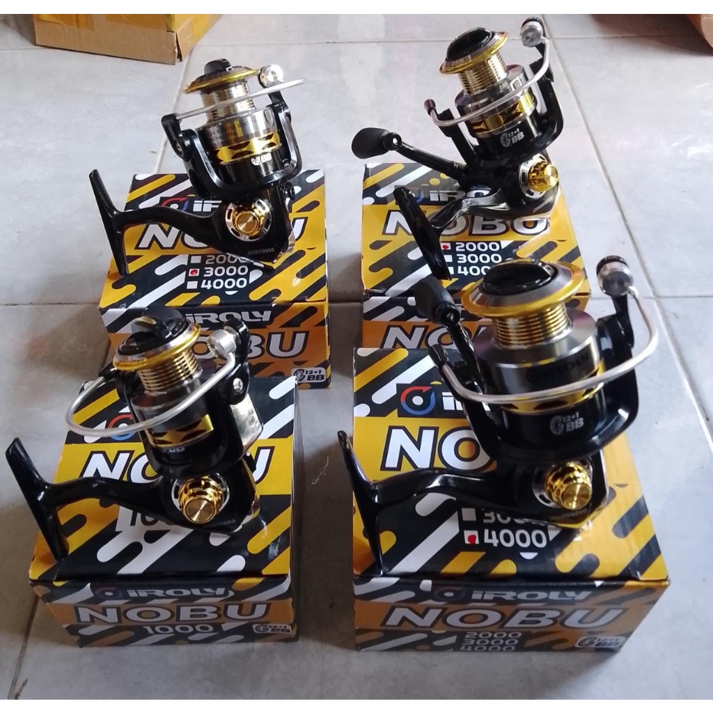 [EXCLUSIVE] BEST QUALITY Rell Pancing Murah Iroly Nobu 1000/2000/3000/4000 12+1BB