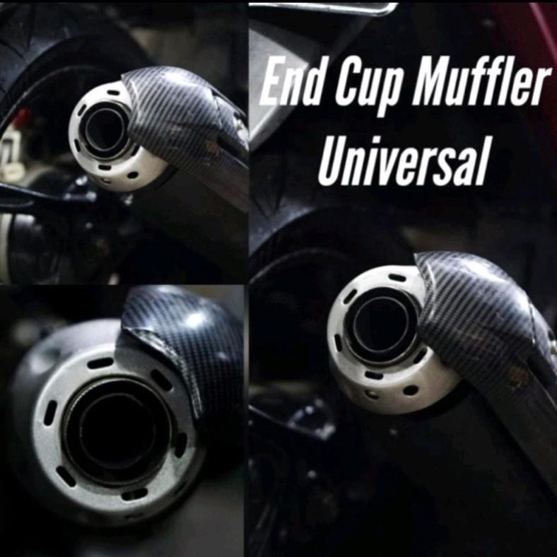 Terlaris Corong Knalpot Matic End Muffler Universal Buat Vario ,Mio ,Beat ,Scoopy ,Fino ,Genio ,X Ri