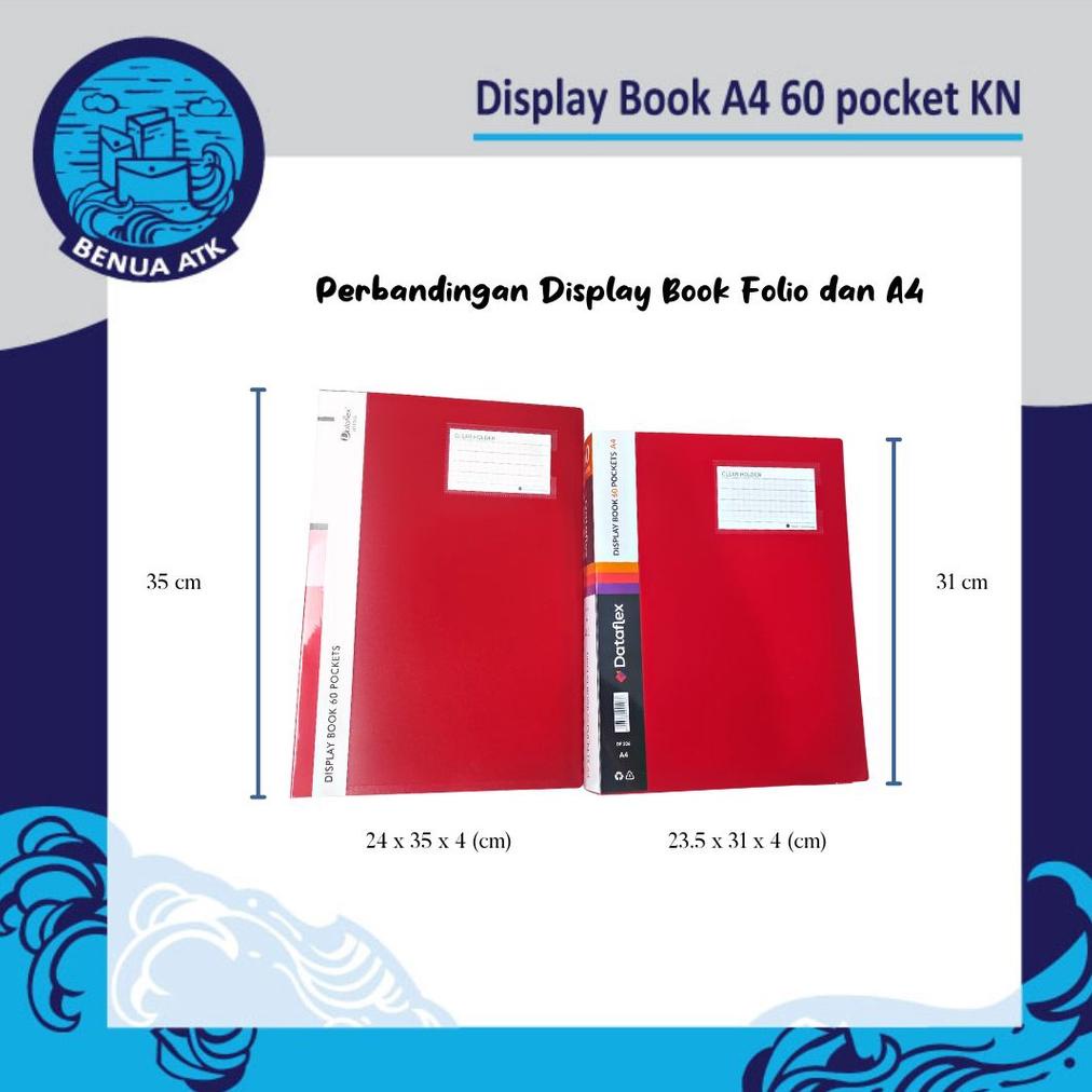 

Kekinian Display Book / Clear Holder 60 Pocket + Kartu Nama A4 Dataflex DF-833 .,