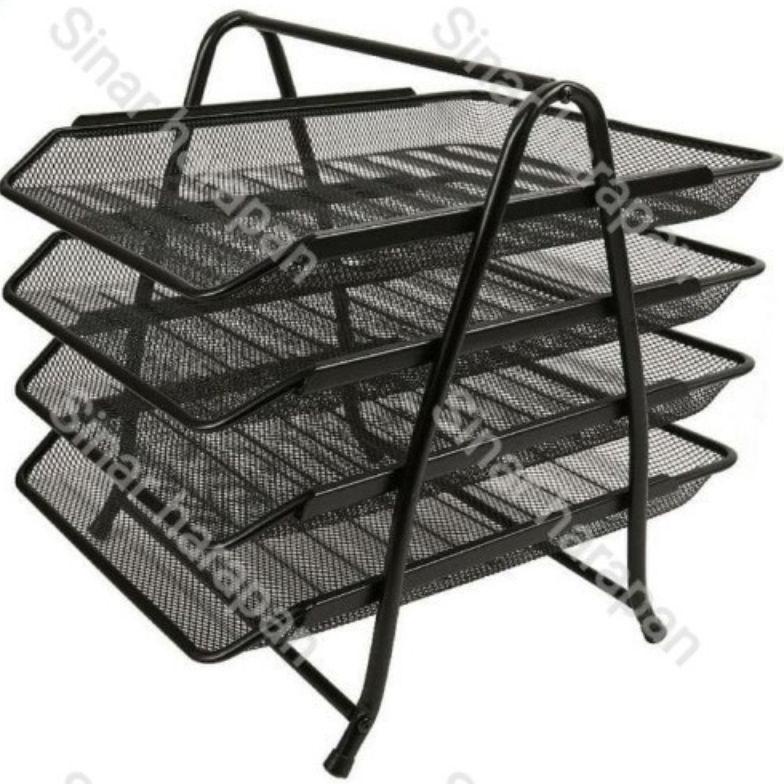 

Flash Sale - Rak Dokumen Kertas Elevated Letter Tray Susun Besi