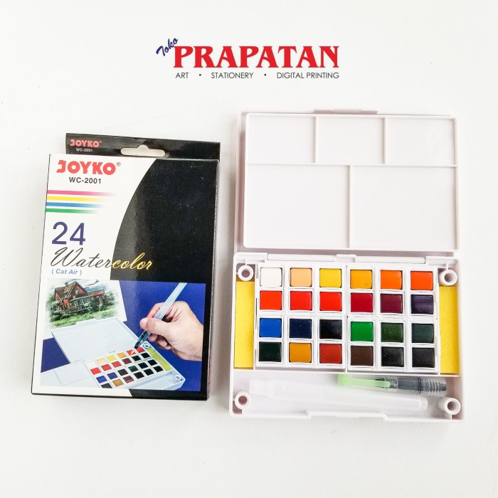 

Terlaris Joyko Watercolor 24 Warna Wc-2001 / Cat Air Joyko Promo Terbaru