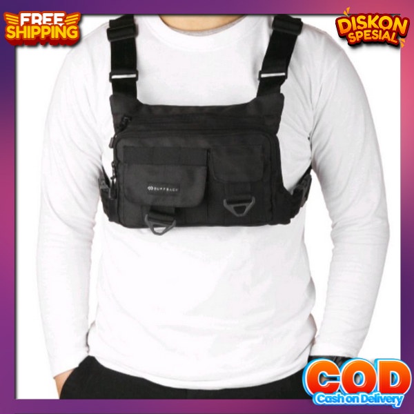 Begs Bikers Multifungsi Premium Chest Bag Tactical Waterproof Rig Bag Murah Chest Begs Ts Depan Spor