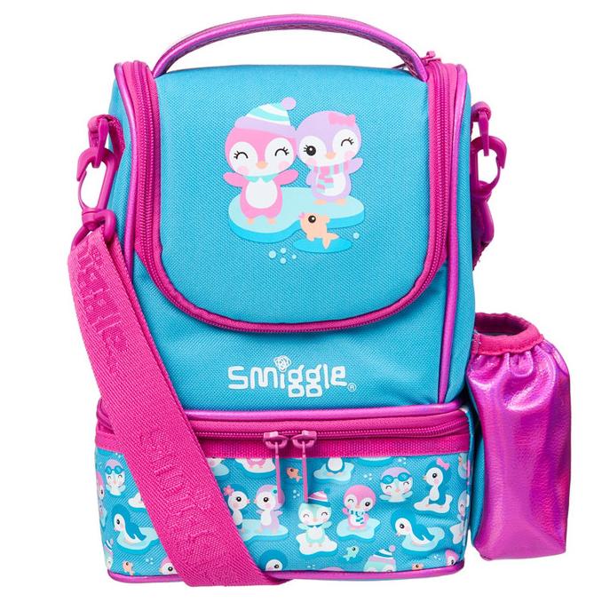 Smiggle Bounce Junior Strap Lunchbag Set/Tas Bekal Smiggle Kode 1454