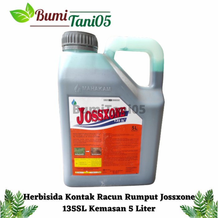 Buruan serbu] Herbisida Jossxone 135SL Racun Rumput Kontak Kemasan 5 Liter