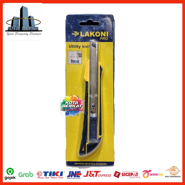 

Produk Unggulan] CUTTER 9MM LAKONI PRO - UTILITY KNIFE 9MM