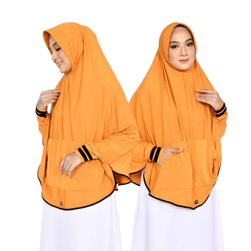 STYLISH HIJAB DAILY Jilbab Lengan Saku Kinanti Hijab bergo Lengan / Jilbab Khimar / Bergo Instan