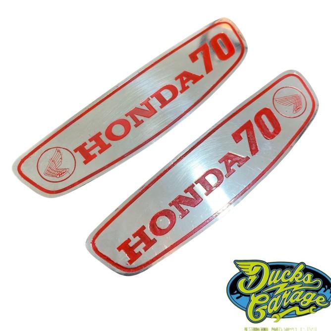 Emblem Decal Plat Tangki Tanki Honda Pispot C70 Jak