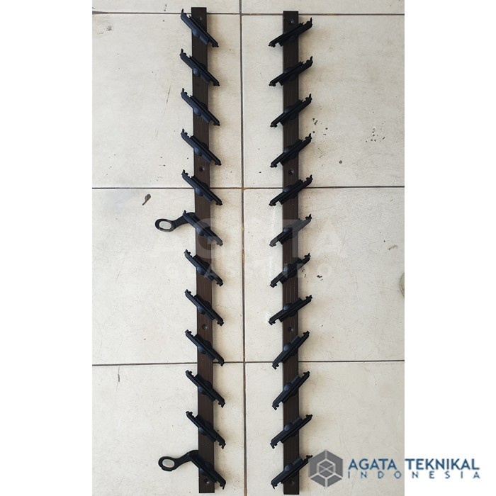 Terbaru Rangka Jendela Nako Dicky Niki Premium - 4"/10Cm - 12Blades -Coklattua Promo