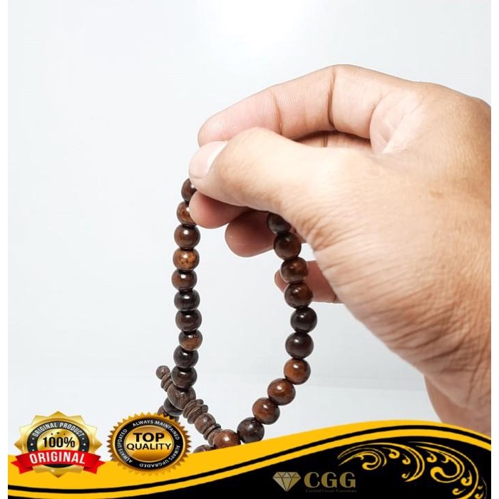TASBIH KAYU GAHARU 99 GRADE A ASLI ORIGINAL