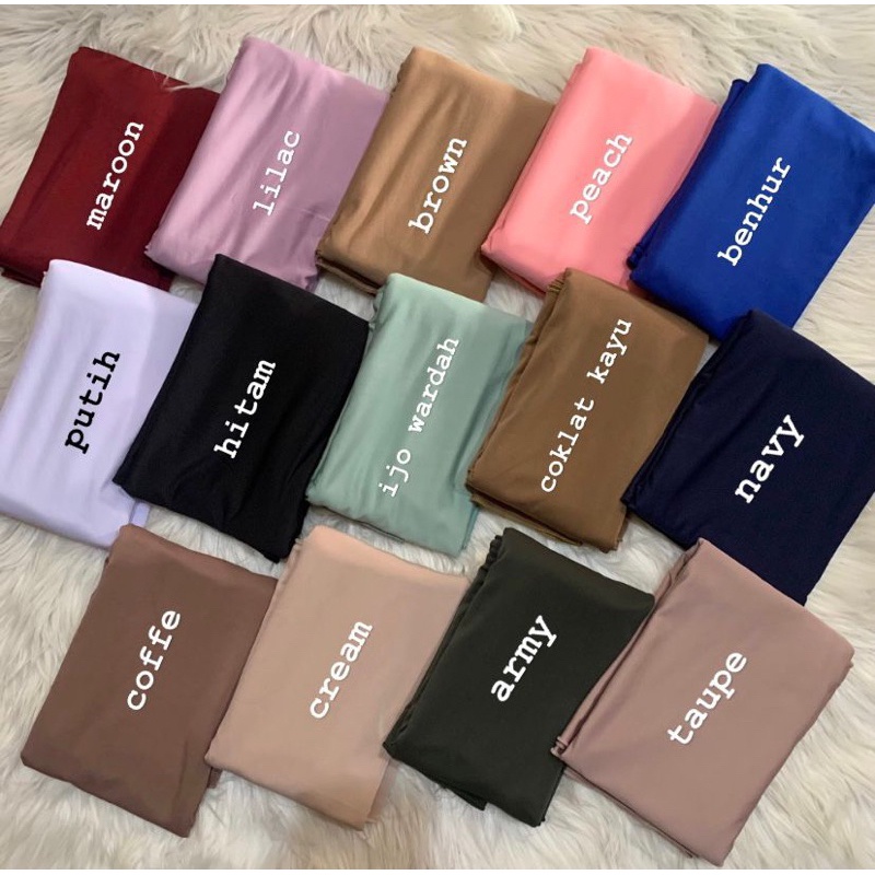 STYLISH HIJAB DAILY Paket Usaha 20pcs Pasmina Letoy