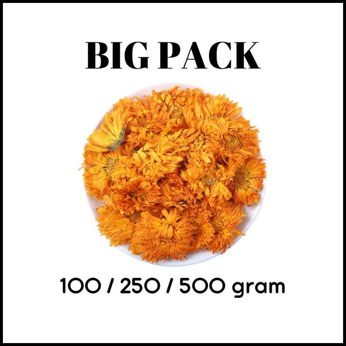 

DISKON BIGPACK GROSIR - MARIGOLD FLOWER TEA 100 G, 250 G, 500 G !!!