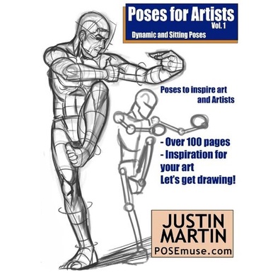 

Poses for Artists Volume 1 - Dynamic & Sitting: An essential referen