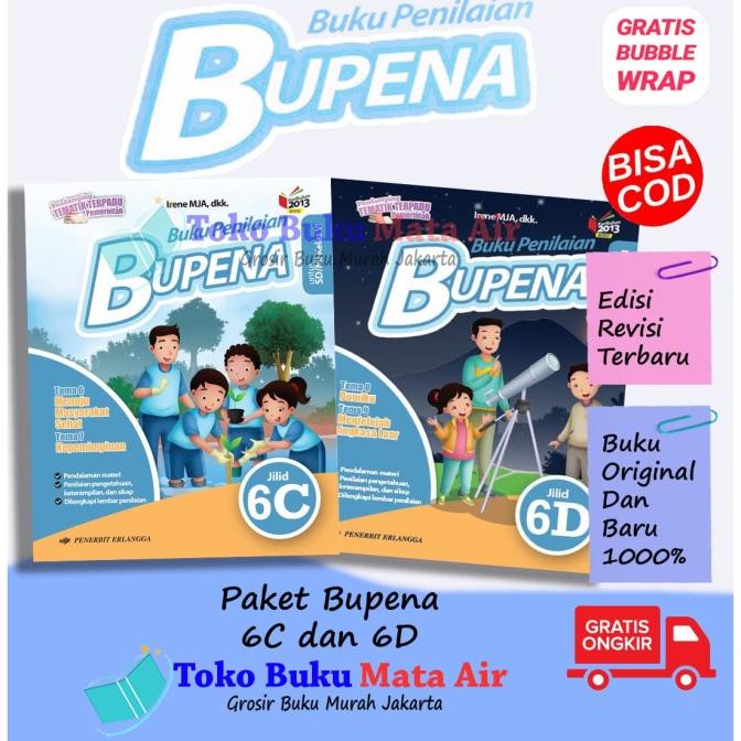 

SALE BEST SELLER ORIGINAL PAKET BUPENA 6C & 6D UNTUK SD MI K13N - ERLANGGA Termurah