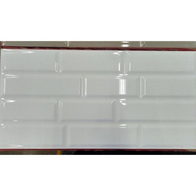 Keramik Dinding Dapur Kamar Mandi Roman Dtube White 30X60 Kw1 Kualitas Premium