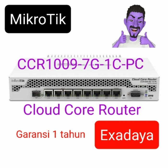 Mikrotik CCR1009-7G-1C-PC Routerboard Cloud Core Router