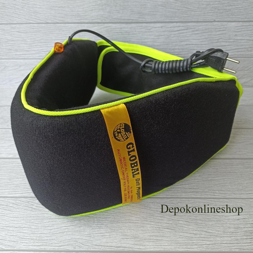 Kiyos Sabuk Bantal Pasir Hangat Elektrik Terapi Penghangat Perut Nyeri Sakit Pinggang Pemanas Listri