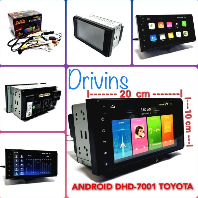 HEAD UNIT DOUBLE DIN ANDROID DHD-7001T TOYOTA 7 INCH UNIVERSAL