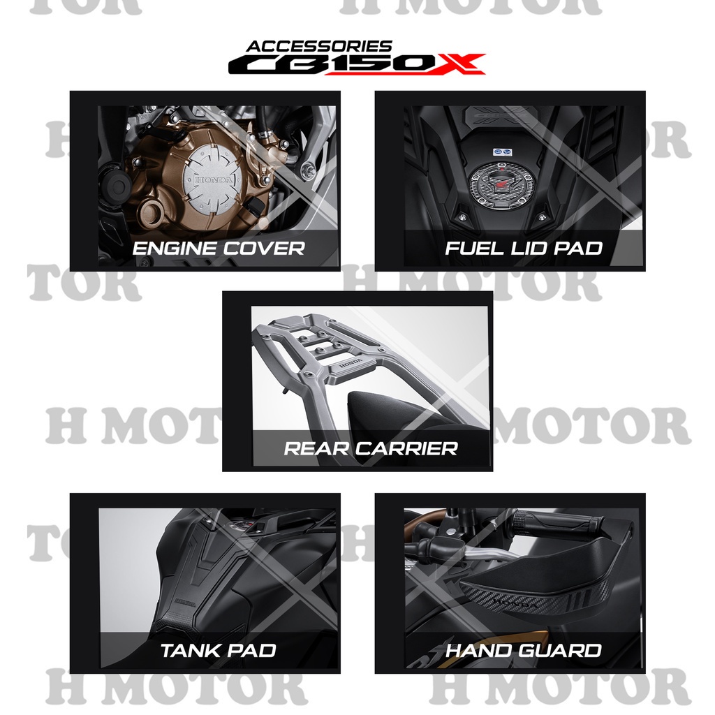 CB150X - Honda ORI Paket Aksesoris Komplit - 5 item
