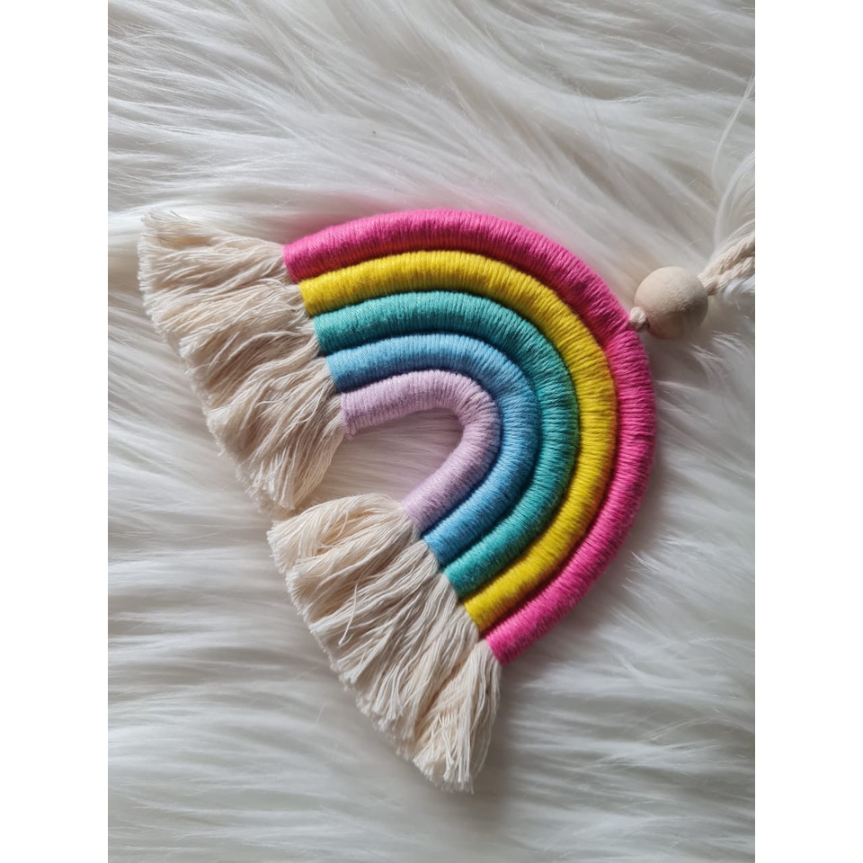 RBS MACHRAME RAINBOW 5 LAYER ACCEIES TAS JALI TAS JALY TAS ANYAMAN PLASTIK D3Q