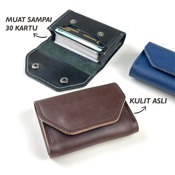 

Promo Dompet Kartu Unik Dan Simpel Muat Banyak Kartu Kulit Sapi Asli