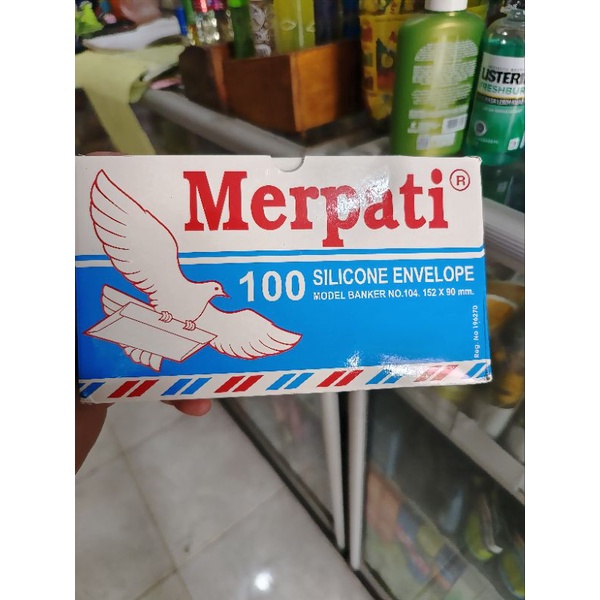 

AMPLOP MERPATI 152X90 mm(100lembar)