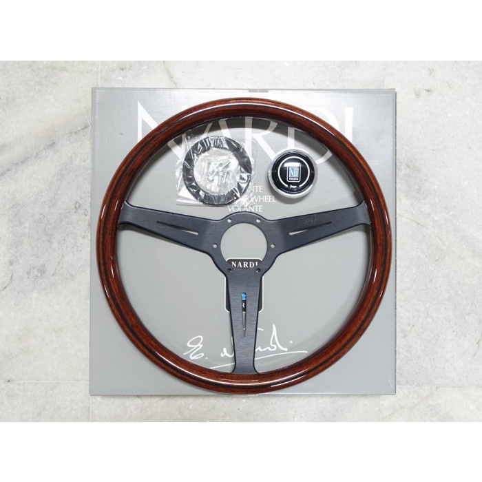 Promo Nardi Stir Mobil Classic Kayu Spoke Hitam 5061.36.2000 Asli Original