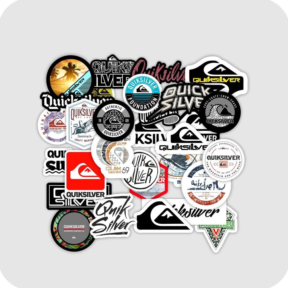

Sale Stiker Paket Brand Quiksilver Isi 30 Pcs Stiker Brand Local Stiker Band Acdc Graftac Waterproof Terlaris