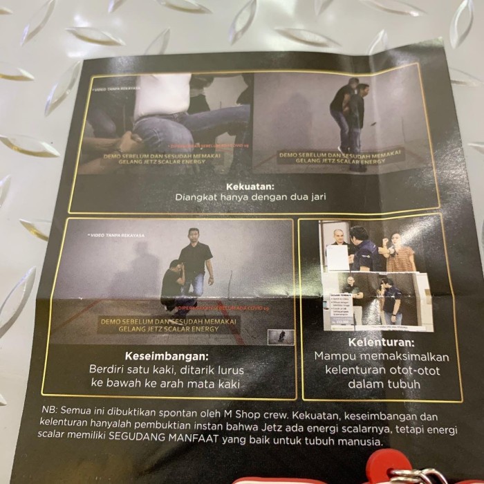 Gelang Kesehatan JETZ SCALAR ENERGY 100% Original Erin MI