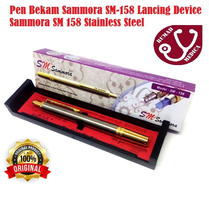 Pen Bekam Sammora SM-158 Lancing Device Sammora SM 158 Stainless Steel Erin MI