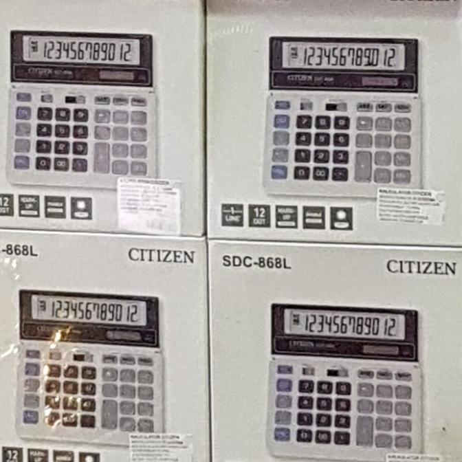

kalkulator citizen sdc868l putih calculator