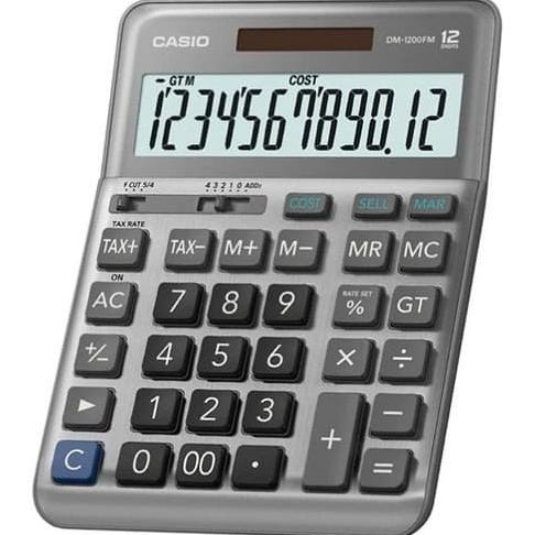 

Casio Calculator DM 1200 FM