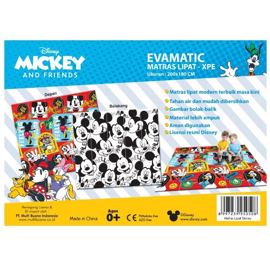 Playmat Matras Alas Lantai Evamatic BARU - Karpet Lipat Evamat