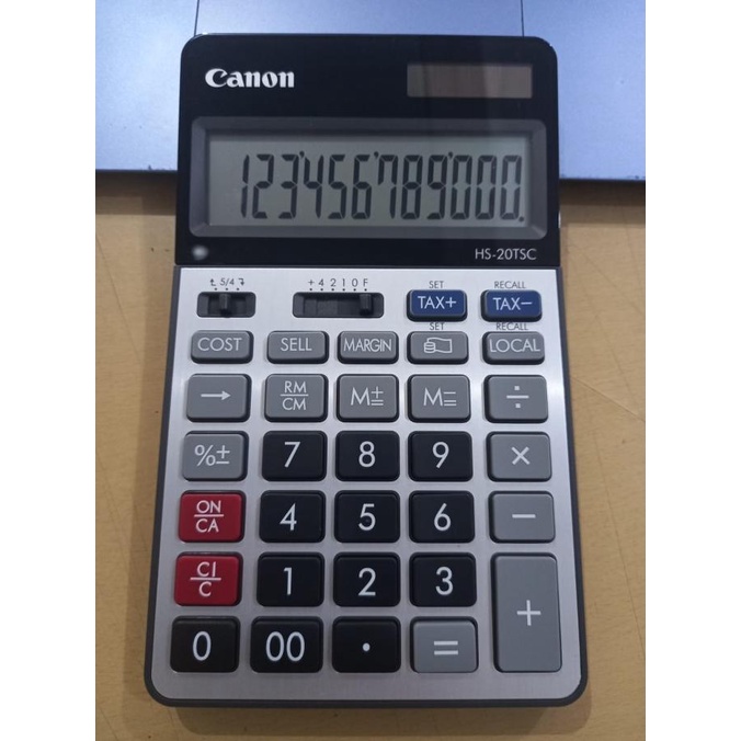 

KALKULATOR PAJAK CANON BUSINESS CALCULATION 12 DIGIT HS-20TSC