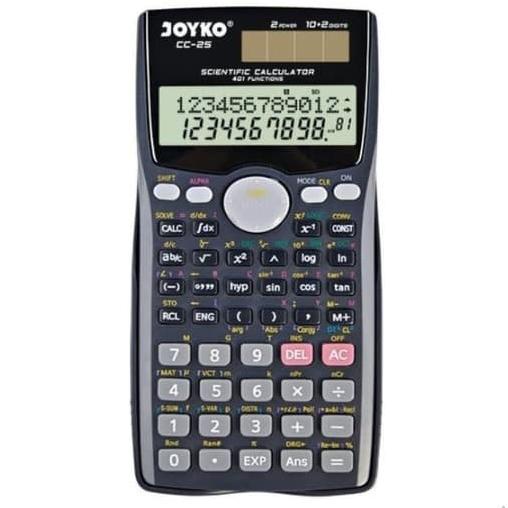 

Calculator Sekolah/ Kalkulator Joyko CC-25 / Scientific / 401 Function