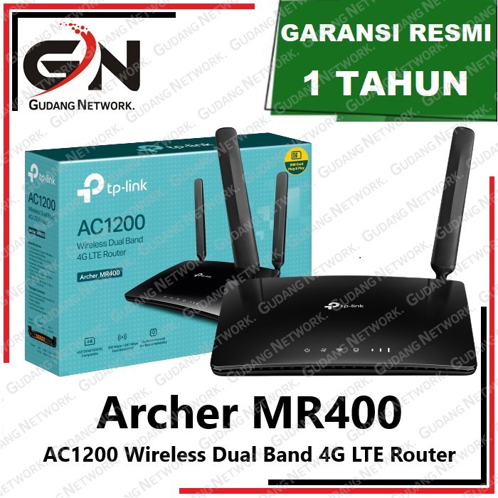 TP-Link Archer MR400 AC1200 4G LTE Modem Wireless Router - MR400