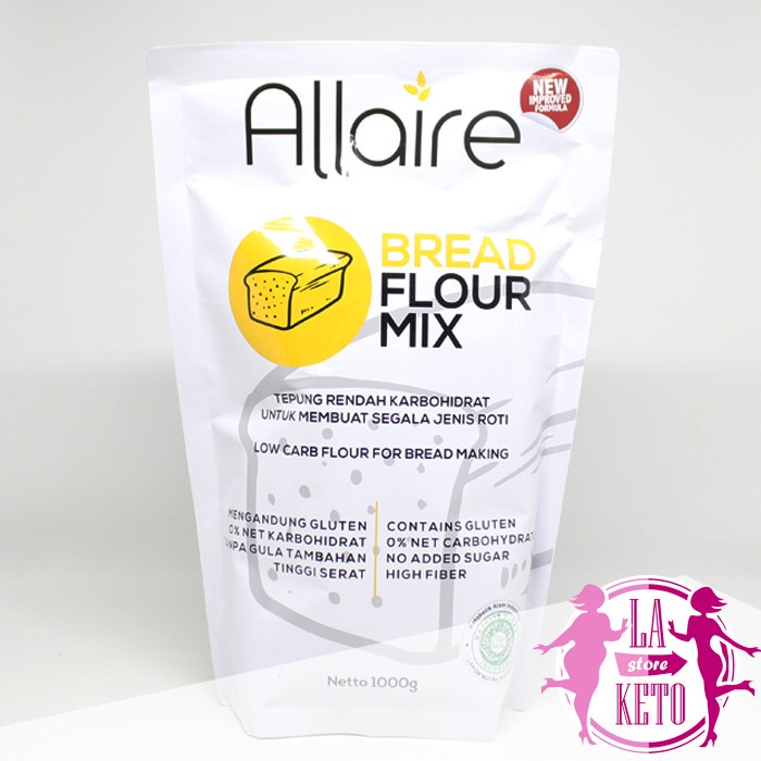 

Disc!! ALLAIRE Bread Flour 1000 gr Tepung Roti Keto / Low b 1000gram