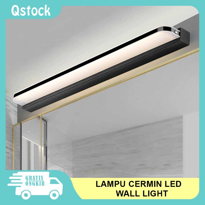 Terbaru Lampu Led Tempel Meja Rias Lampu Dinding Hitam Putih Promo Terlaris