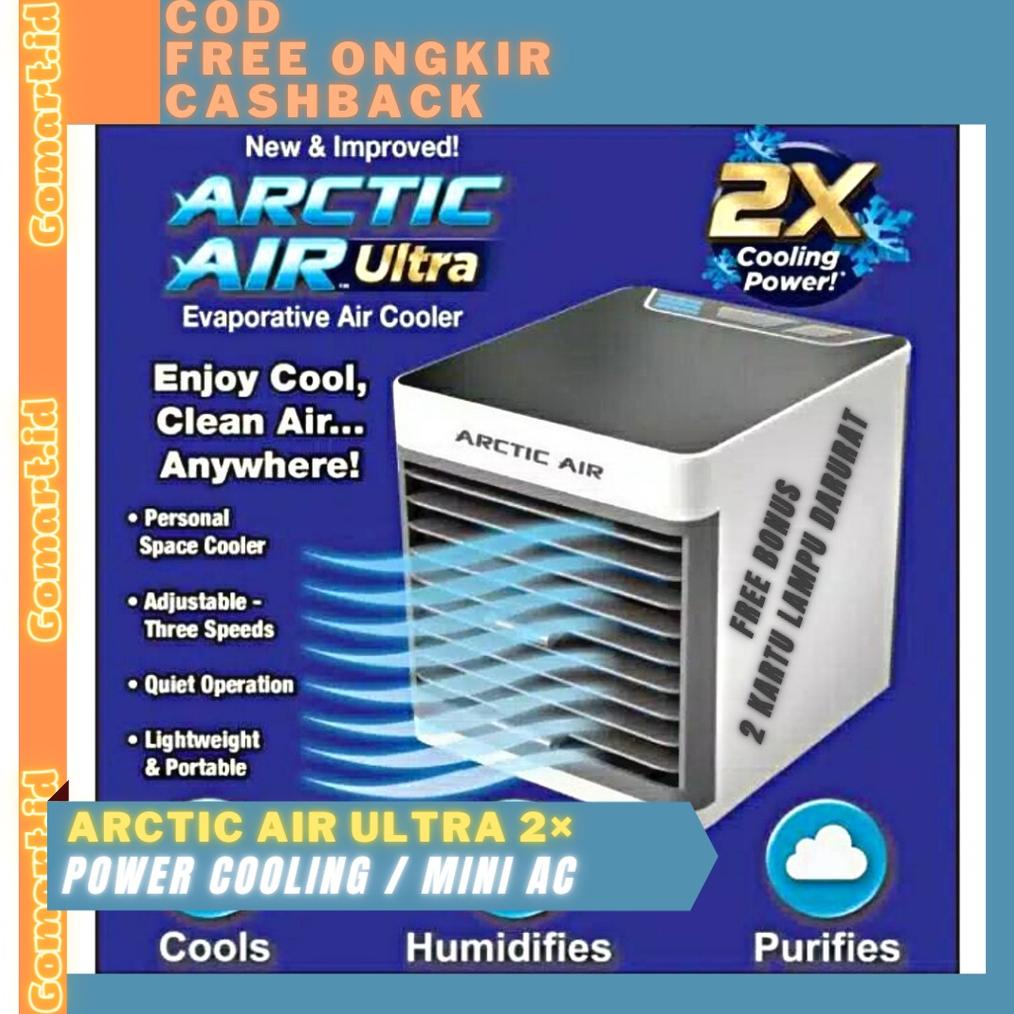 Promo Bulan Ini Arctic Air Ultra 2X Power Cooling / Mini Ac / Kipas Ac / Ac Portable / Penyejuk Ruangan Original